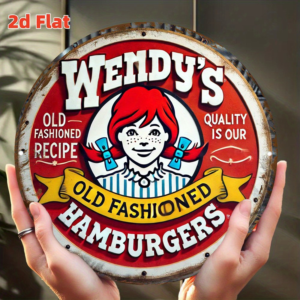 Vintage Fashion Hamburg - Vintage Wendy's Old Fashioned Hamburgers Rundes