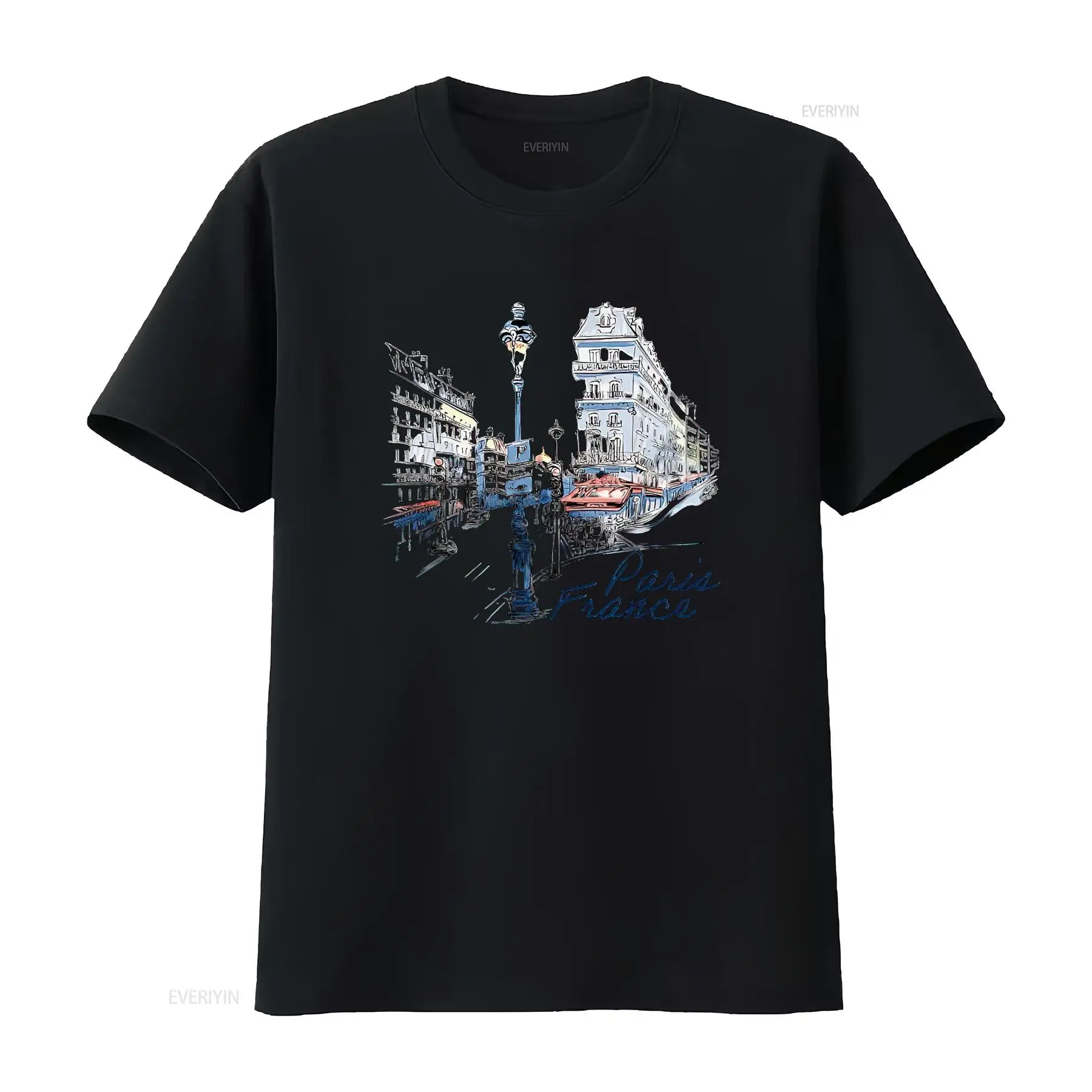 Vintage Fashion In Paris - Paris Frankreich Souvenir T-Shirt Streets of