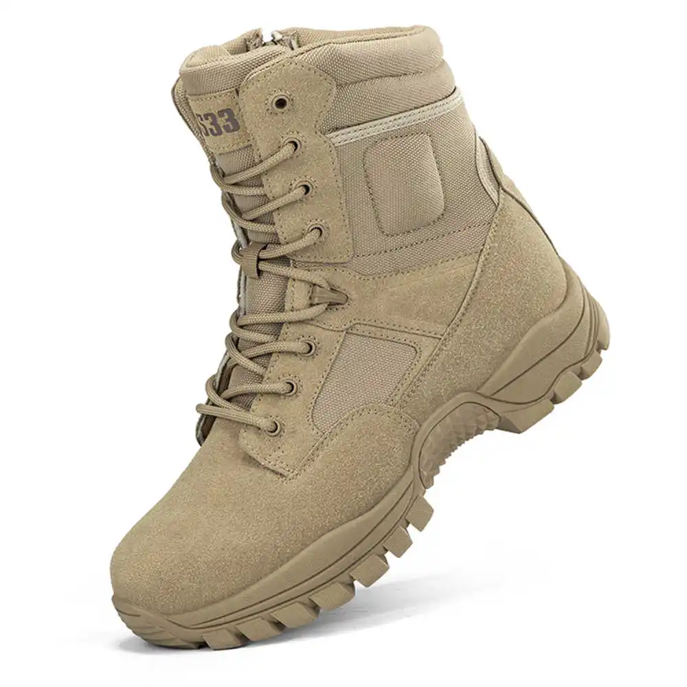 Vintage Fashion Reseller - Rutschfeste Wanderstiefel aus echtem Leder, Designer-Schuhe