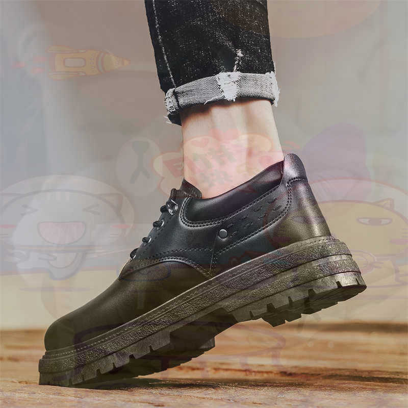 Vintage Fashion Reseller - Dunkles Naturleder, modische Turnschuhe, Tennis-Herren-Turnschuhe, modische