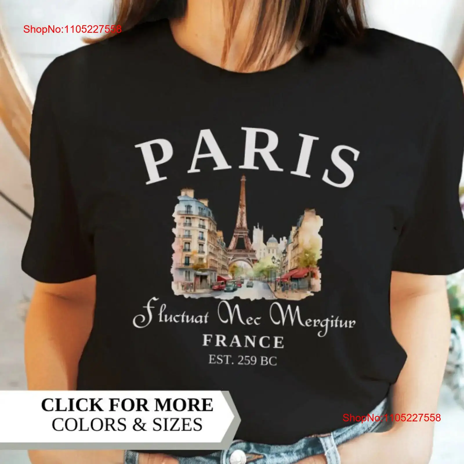 Vintage Fashion In Paris - Paris T-Shirt, Frankreich, Reisen, Vintage, Urlaub,