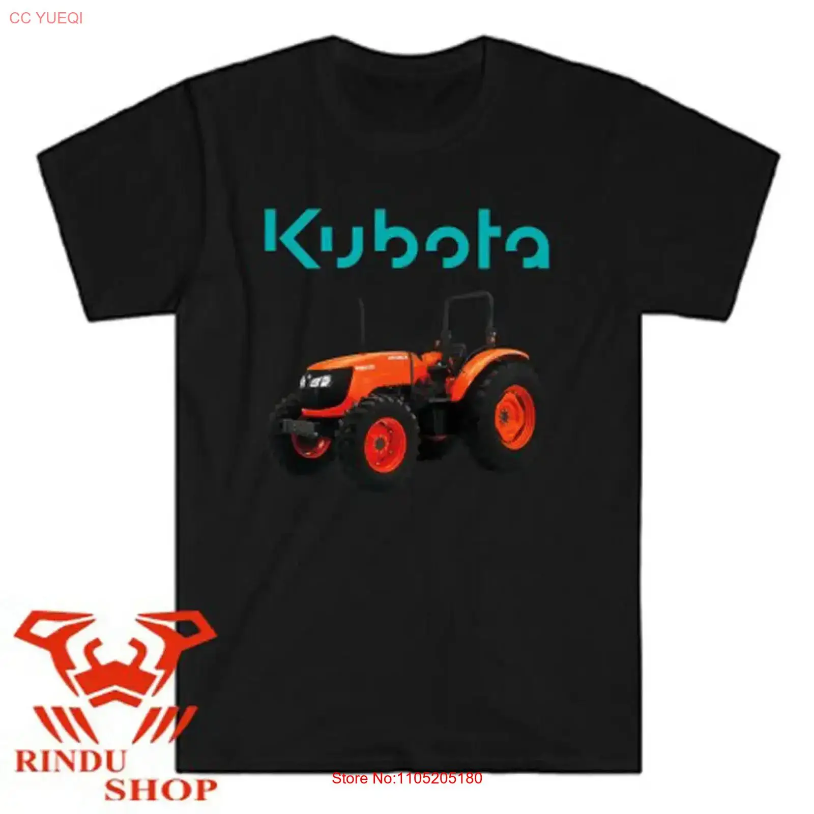 Vintage Fashion Logo - Kubota Tractor Farm Logo Herren Schwarzes