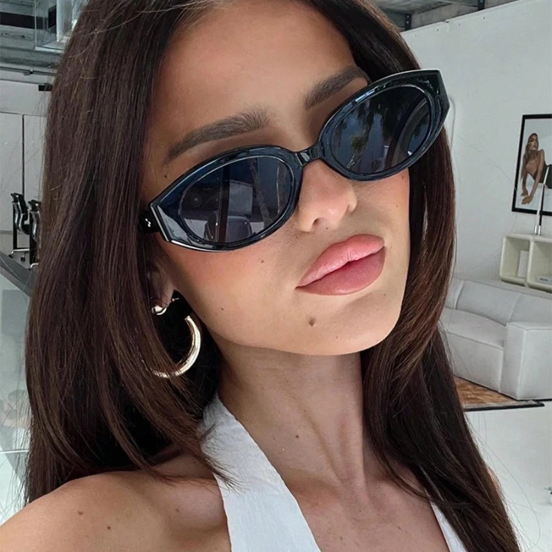 Vintage Fashion Female - Vintage Cat-Eye Sonnenbrille für Damen, Retro-Schattierungen,