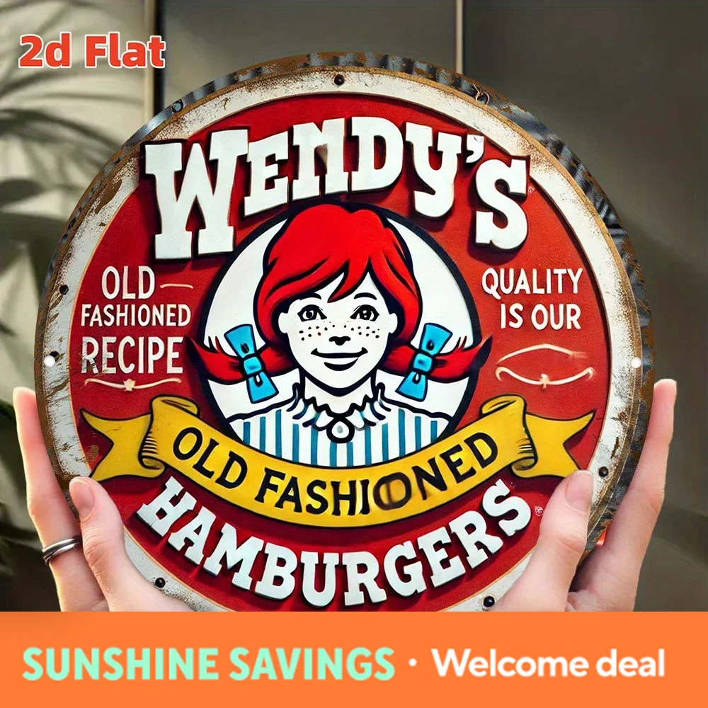 Vintage Fashion Hamburg - Vintage Wendy's Old Fashioned Hamburgers Rundes