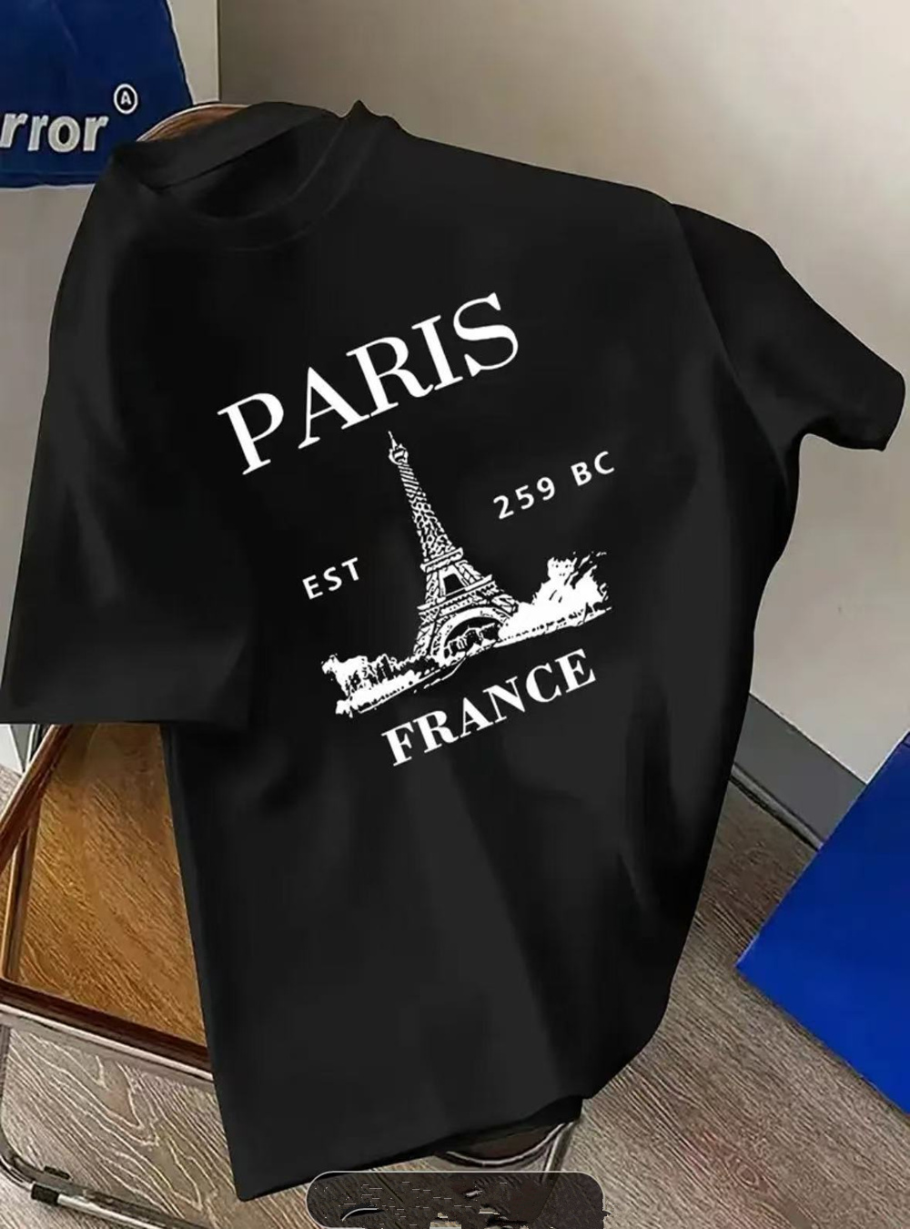 Vintage Fashion In Paris - Trendiges Vintage-T-Shirt für Herren im neuen