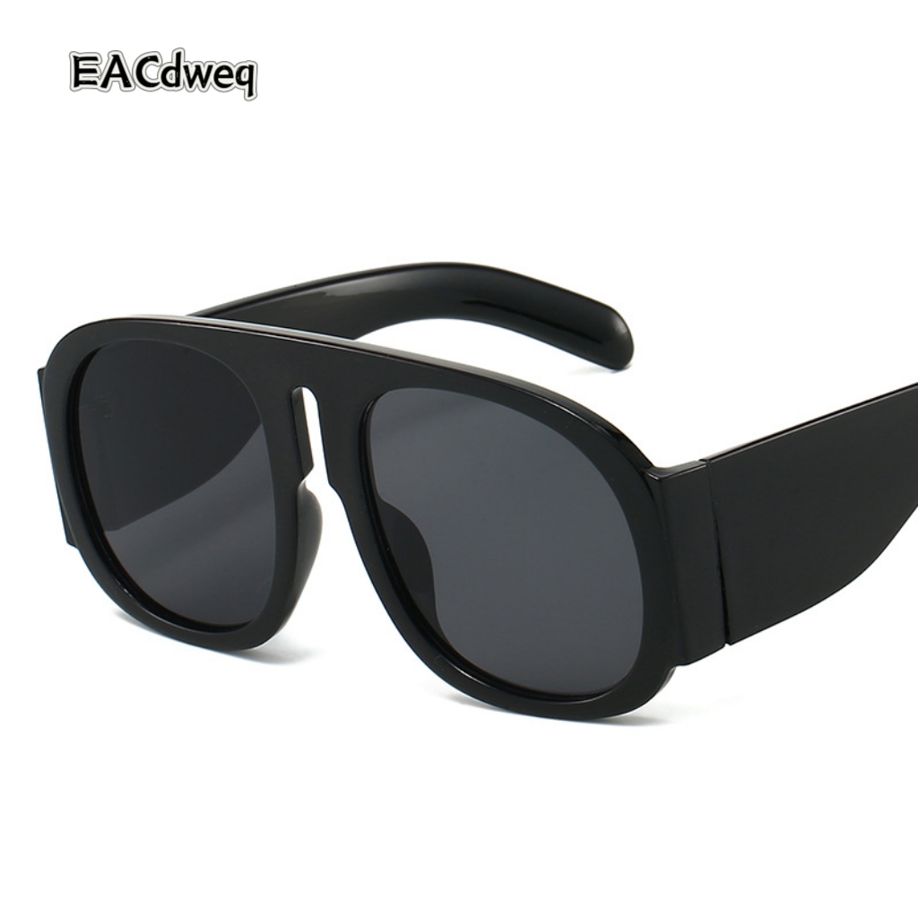 Vintage Fashion Brands - Vintage Luxus-Marken-Designer-Sonnenbrille Übergroße Piloten-Sonnenbrille für Damen