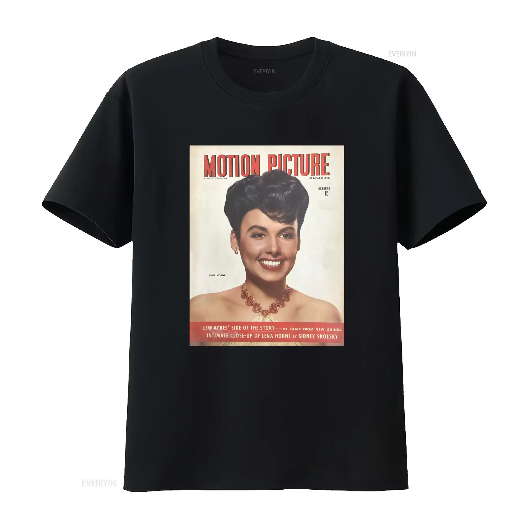 Vintage Fashion Magazine Covers - Vintage Retro Lena Horne Motion Picture