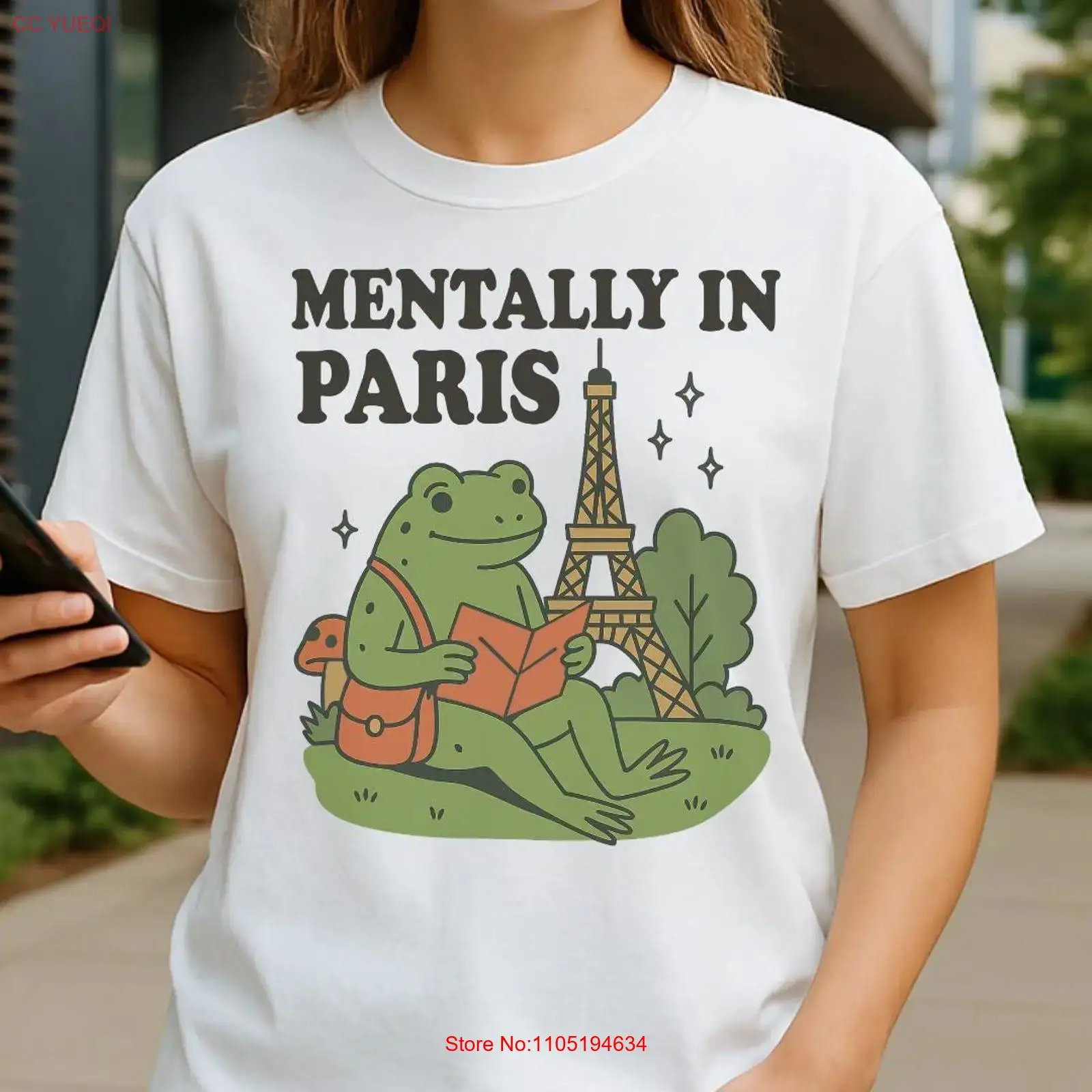 Vintage Fashion In Paris - MENTALLY IN PARIS T-Shirt Liebhaber Frankreich