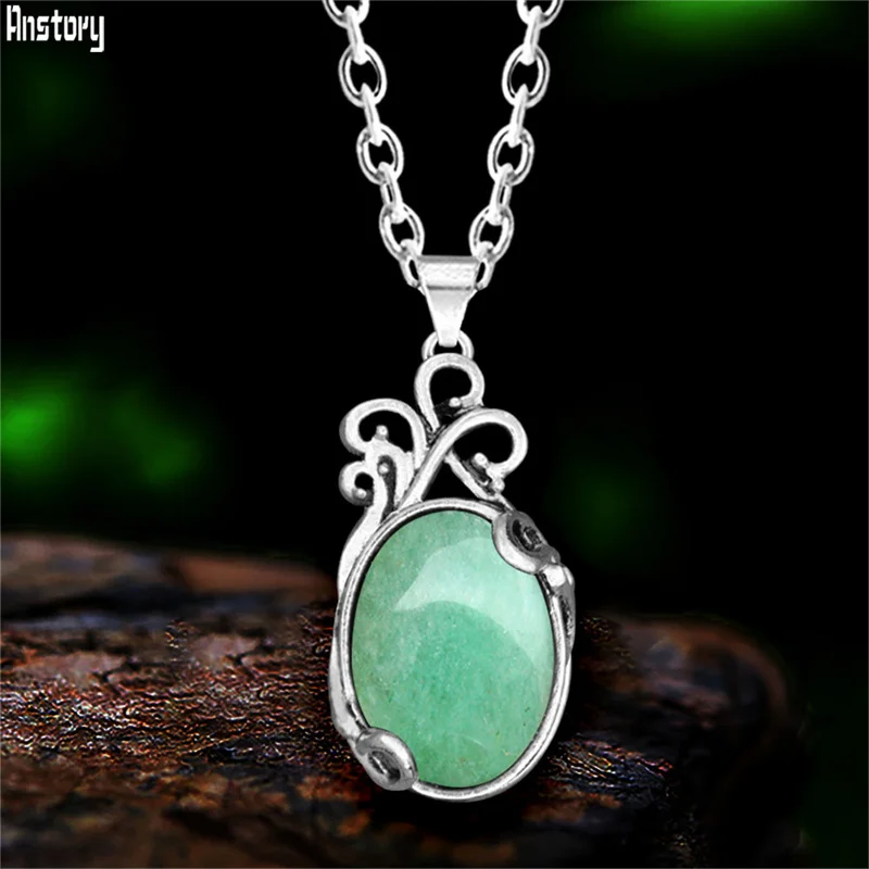Vintage Fashion Look - Vintage Look Natürliche Stein Jade Lapis