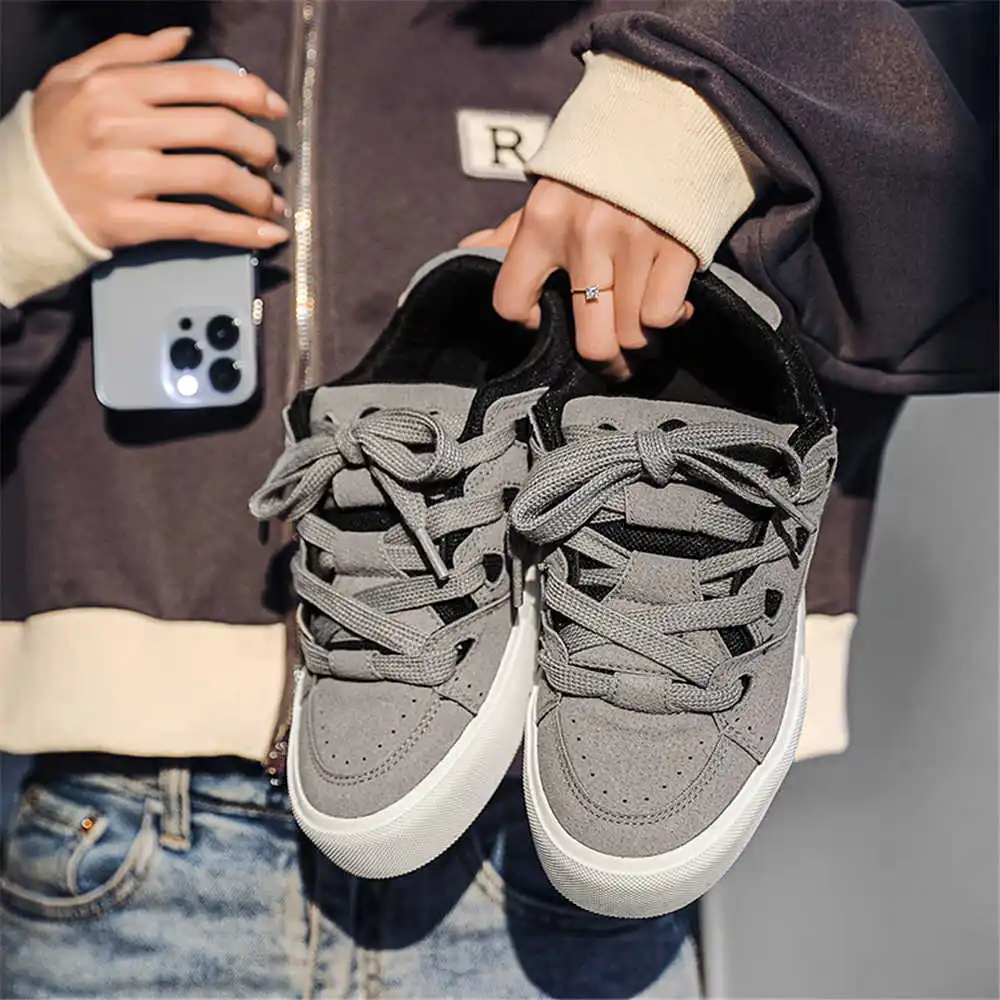 Vintage Fashion Reseller - Mit Schnürung Hiphop Damen Schulschuhe Skateboarding