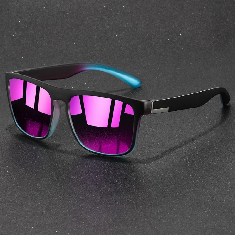 Vintage Fashion Brands - Modische Vintage Quadratische Sport-Sonnenbrille für Männer