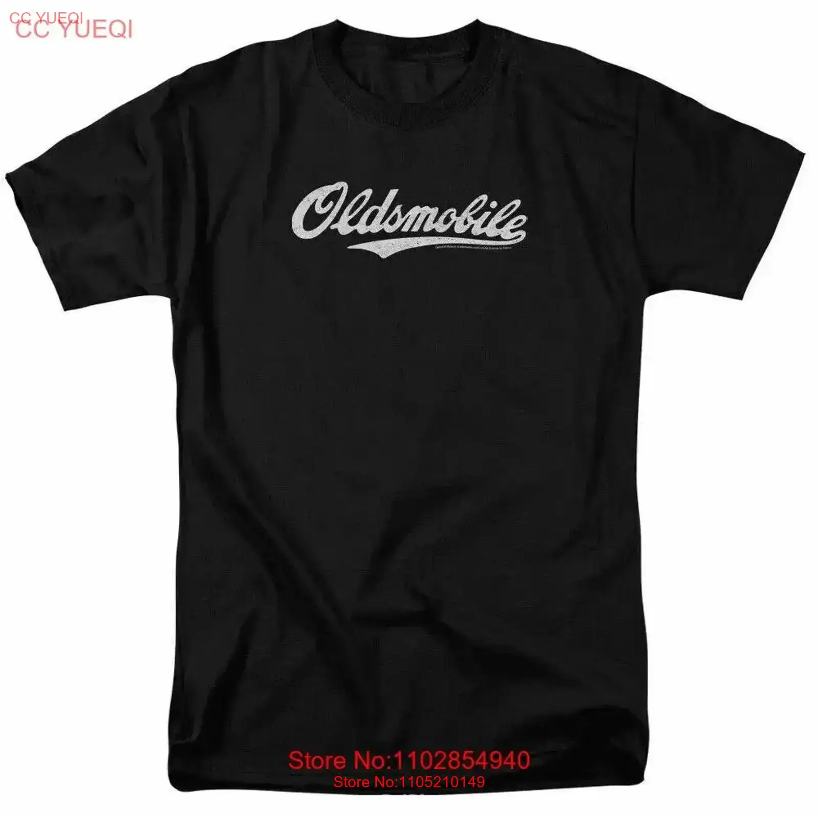 Vintage Fashion Logo - Oldsmobile Cursive Logo T-Shirt Herren Lizenziertes