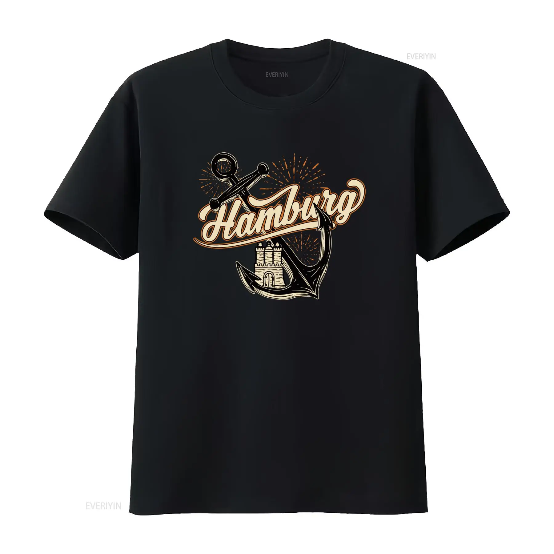 Herren-T-Shirt mit Hamburger-A – Vintage Fashion Hamburg Bewertung und Preis