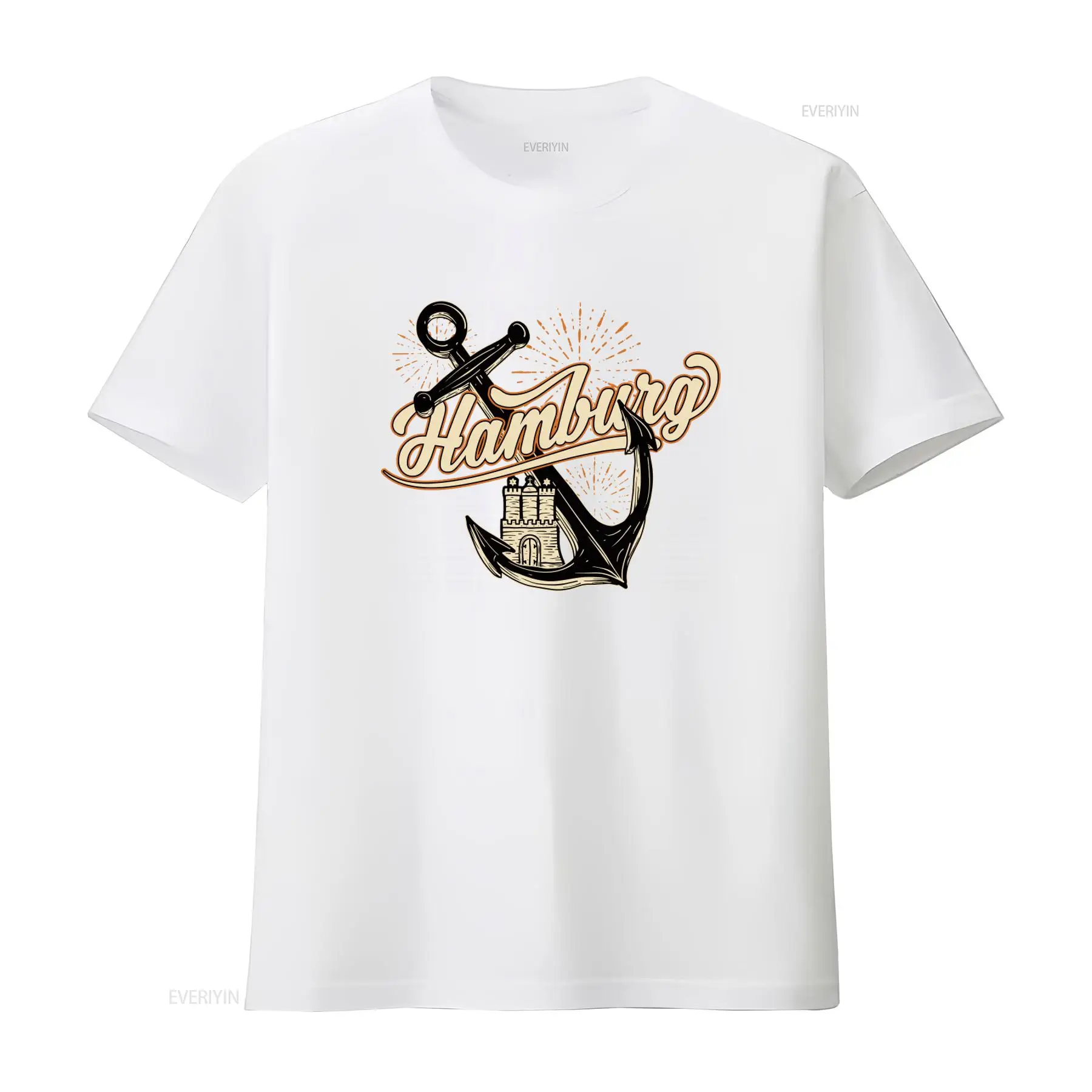Herren-T-Shirt mit Hamburger-A – Vintage Fashion Hamburg Bewertung und Preis