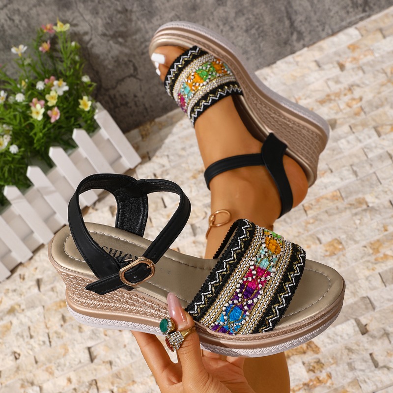 Sommer Damen High Heel Sandale – Vintage Fashion Female Bewertung und Preis