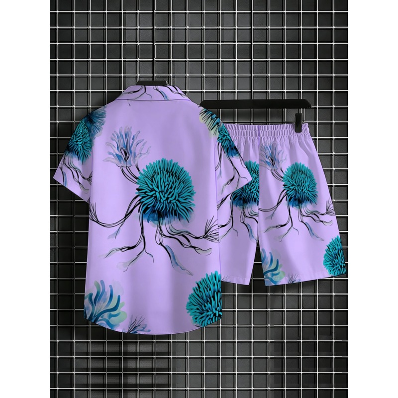 Herren Hawaii-Hemd und Shorts  – Printed Floral Shirt Bewertung und Preis