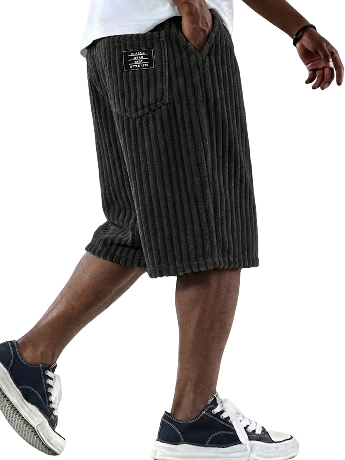 Sommer Neue Herren Cord-Shorts – Vintage Fashion Logo Bewertung und Preis