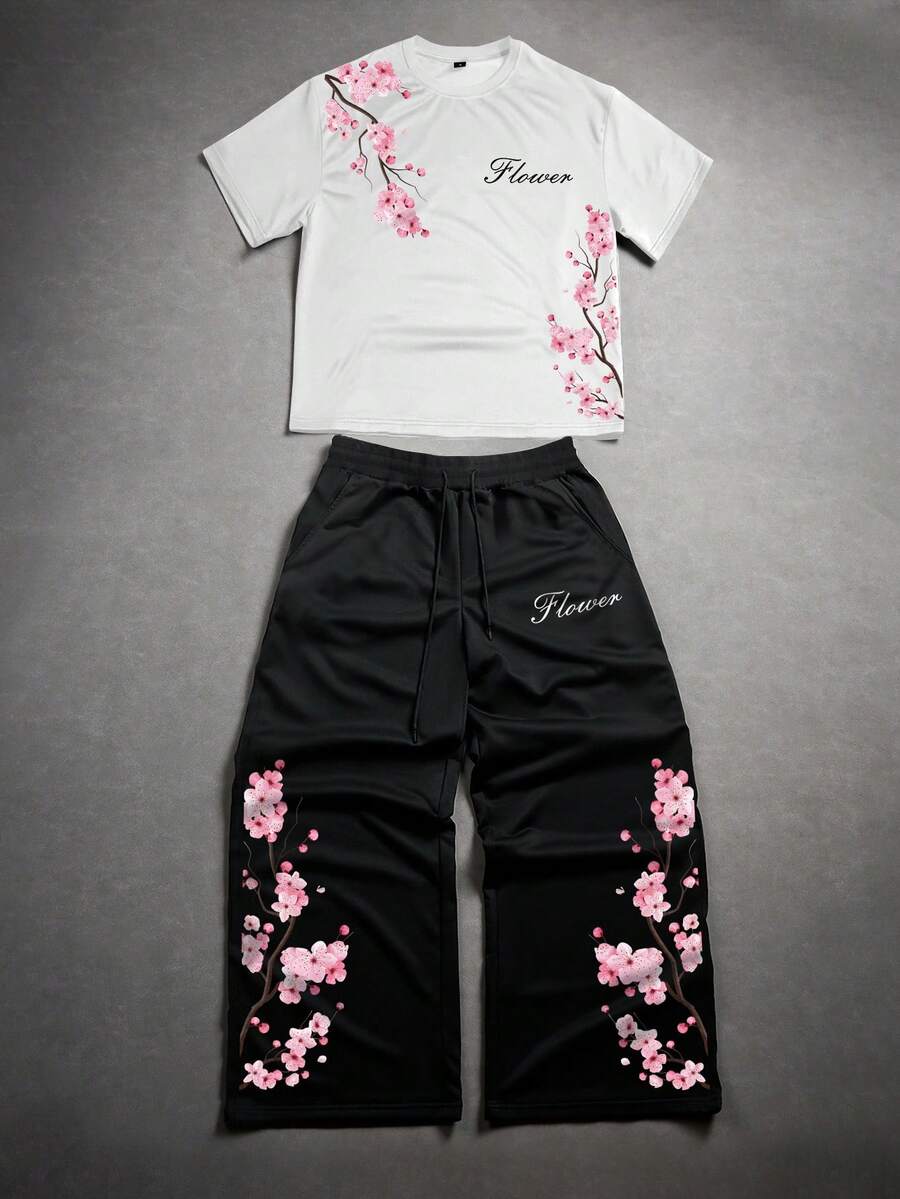 Manfinity EMRG Herren-T-Shirt  – Printed Floral Shirt Bewertung und Preis