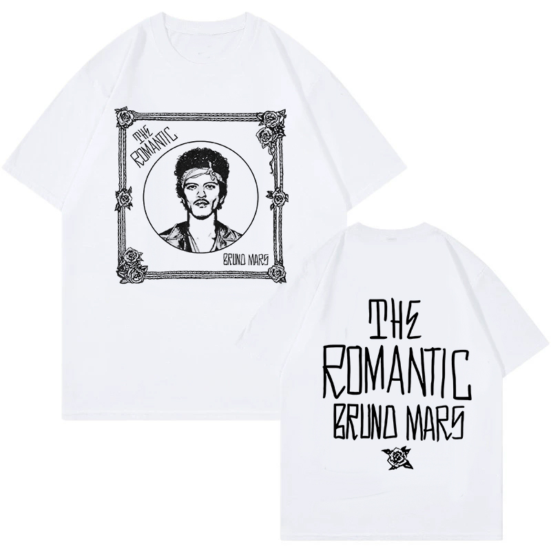 Bruno Mars Print Vintage T-Shi – Vintage Fashion Eu Bewertung und Preis