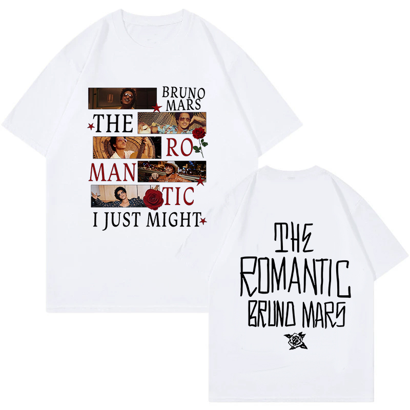 Bruno Mars Print Vintage T-Shi – Vintage Fashion Eu Bewertung und Preis