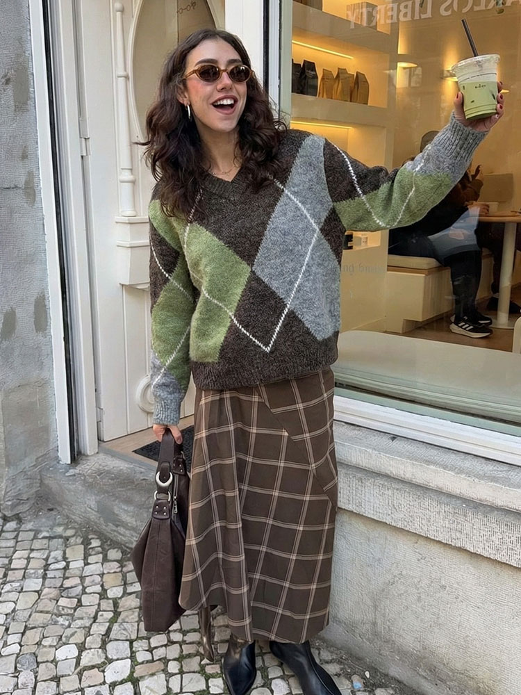 HH Frauen Mode Argyle Gestrick – Vintage Fashion Trends 2026 Bewertung und Preis