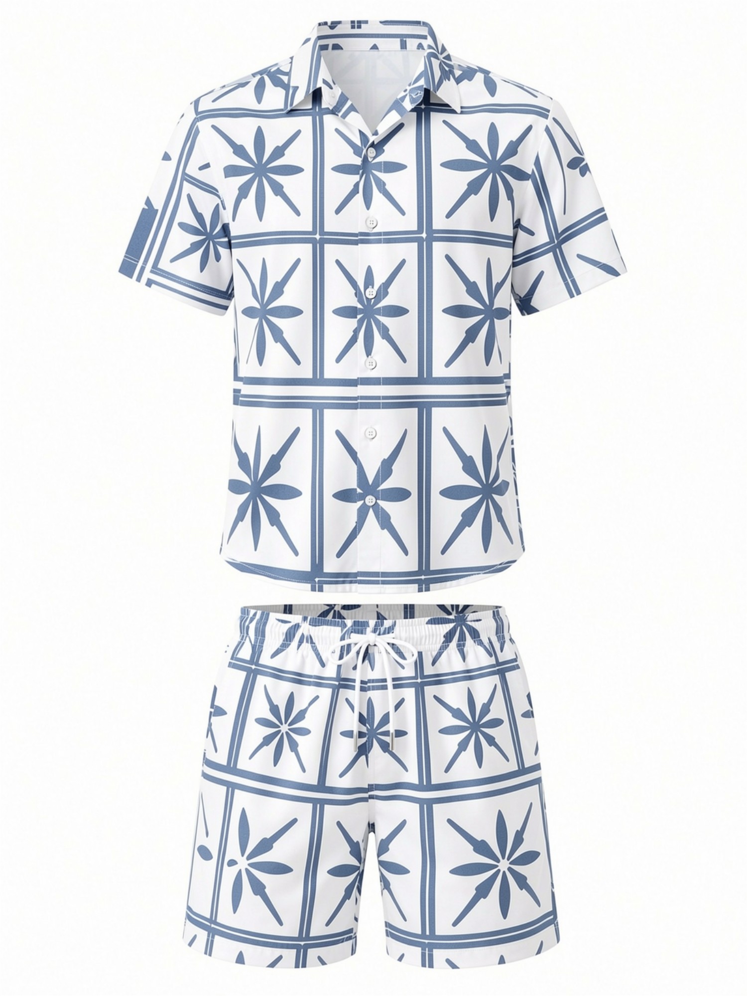 Herren-Set mit Blumenmuster, K – Printed Floral Shirt Bewertung und Preis