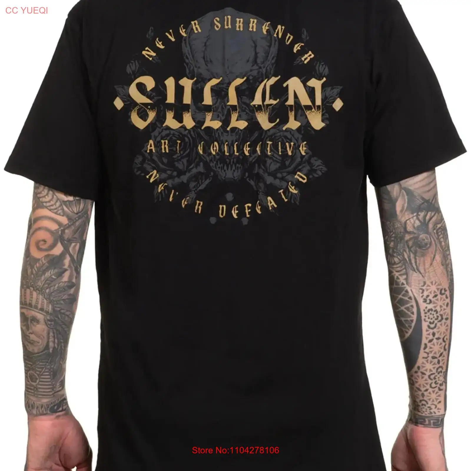 Sullen Herren-T-Shirt „Never D – Vintage Fashion Logo Bewertung und Preis