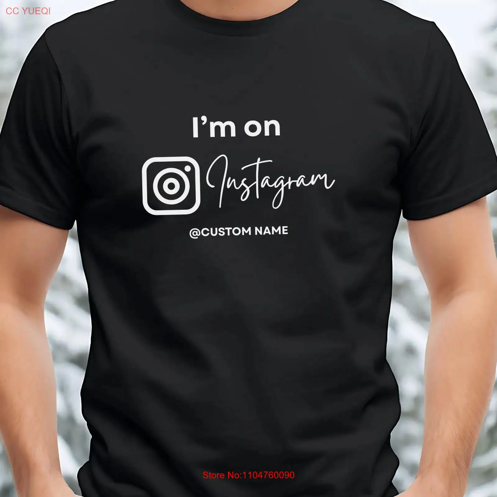 Instagram-T-Shirt „I'm On Cust – Vintage Fashion Instagram Bewertung und Preis