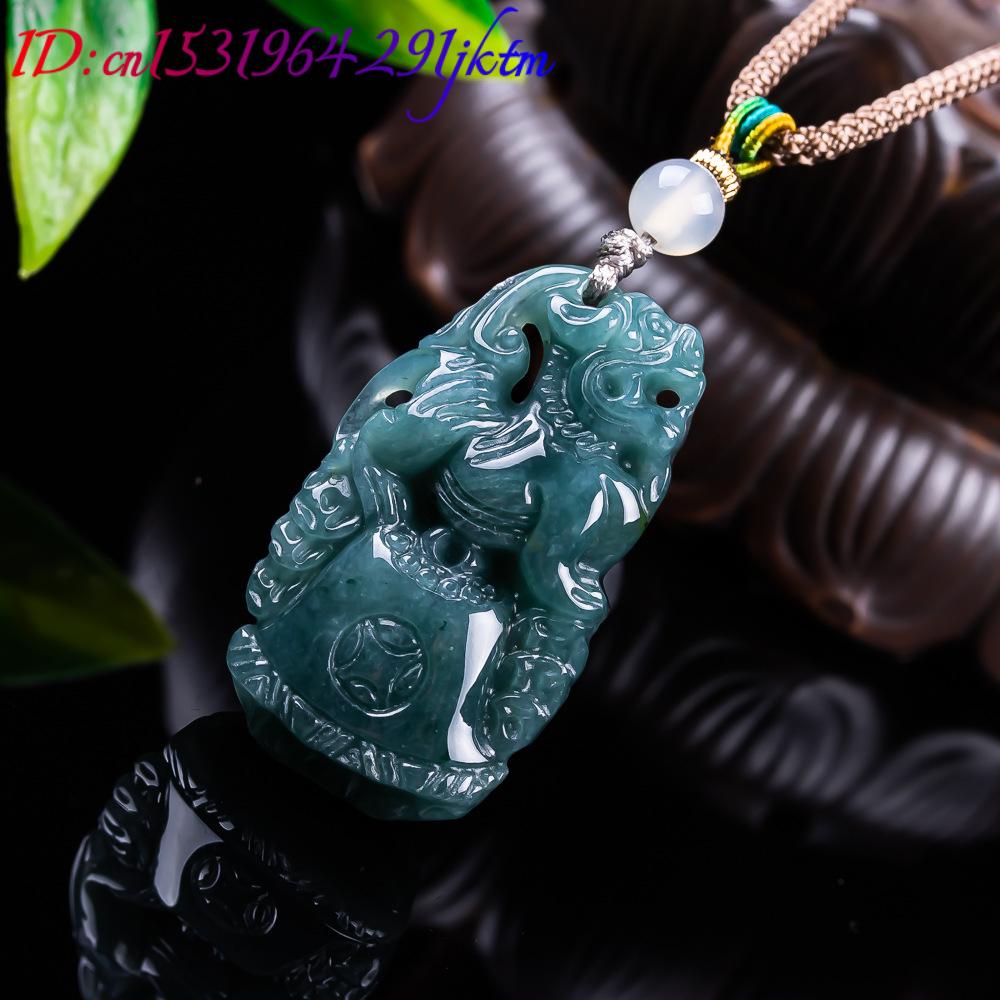Burmesischer Jadeit Pixiu Anhä – Usa Vintage Fashion Bewertung und Preis