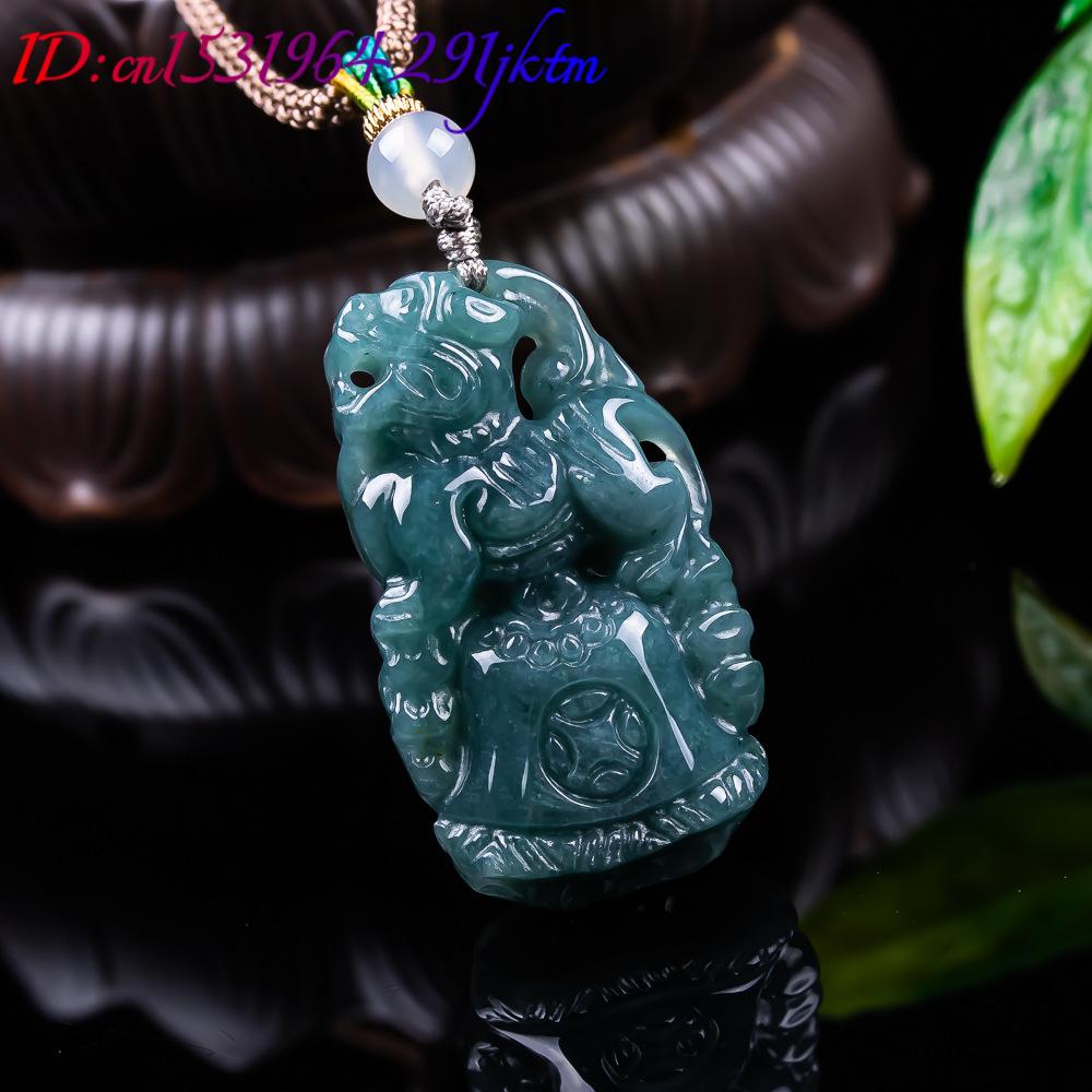 Burmesischer Jadeit Pixiu Anhä – Usa Vintage Fashion Bewertung und Preis