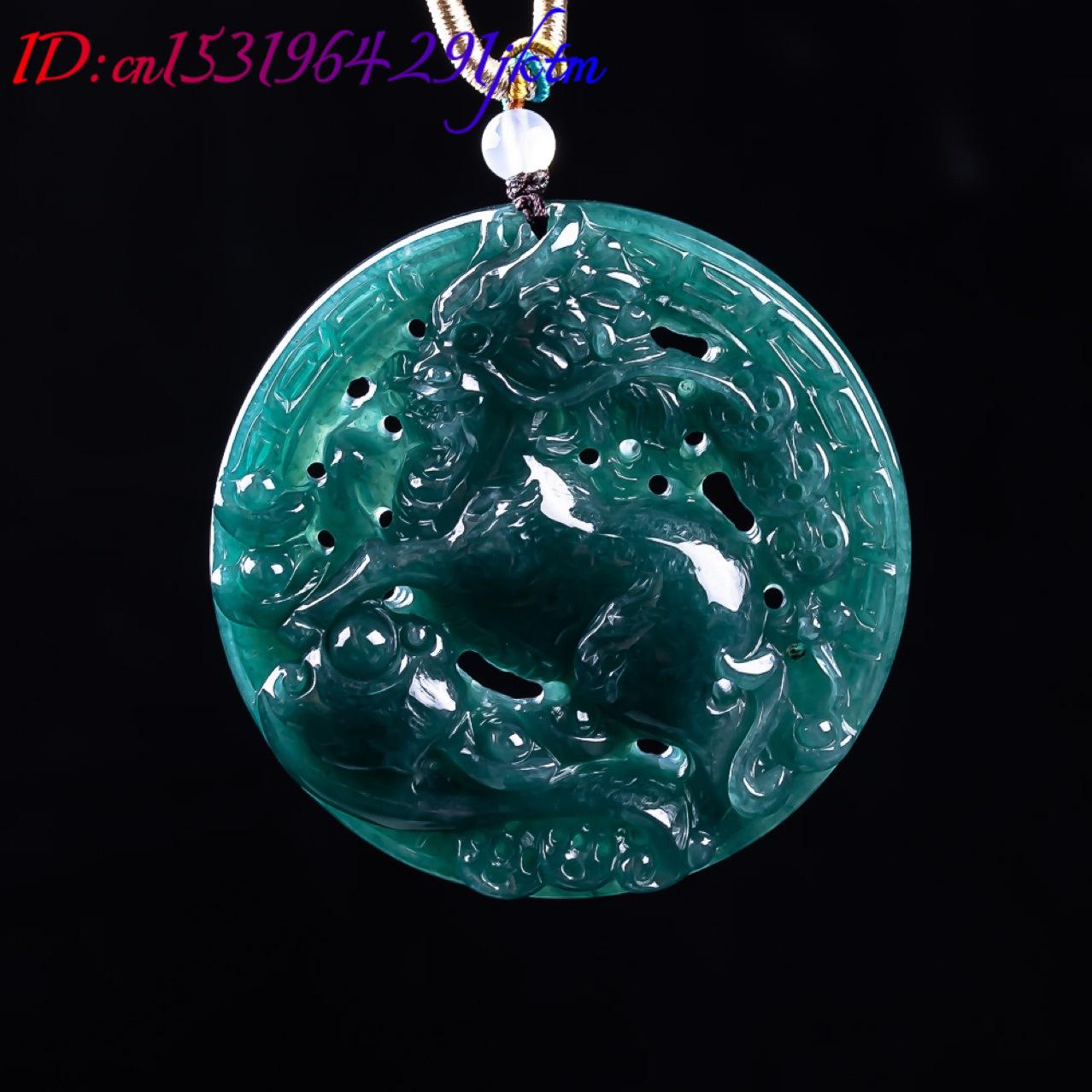 Burmesischer Jadeit-Drachenanh – Usa Vintage Fashion Bewertung und Preis