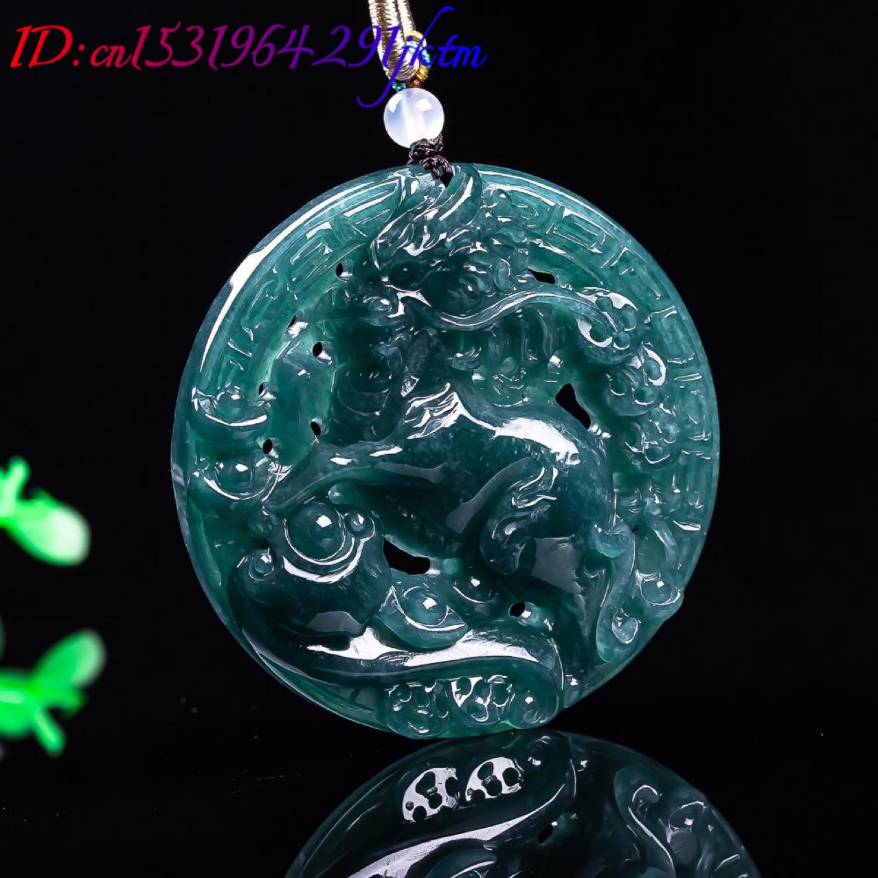 Burmesischer Jadeit-Drachenanh – Usa Vintage Fashion Bewertung und Preis