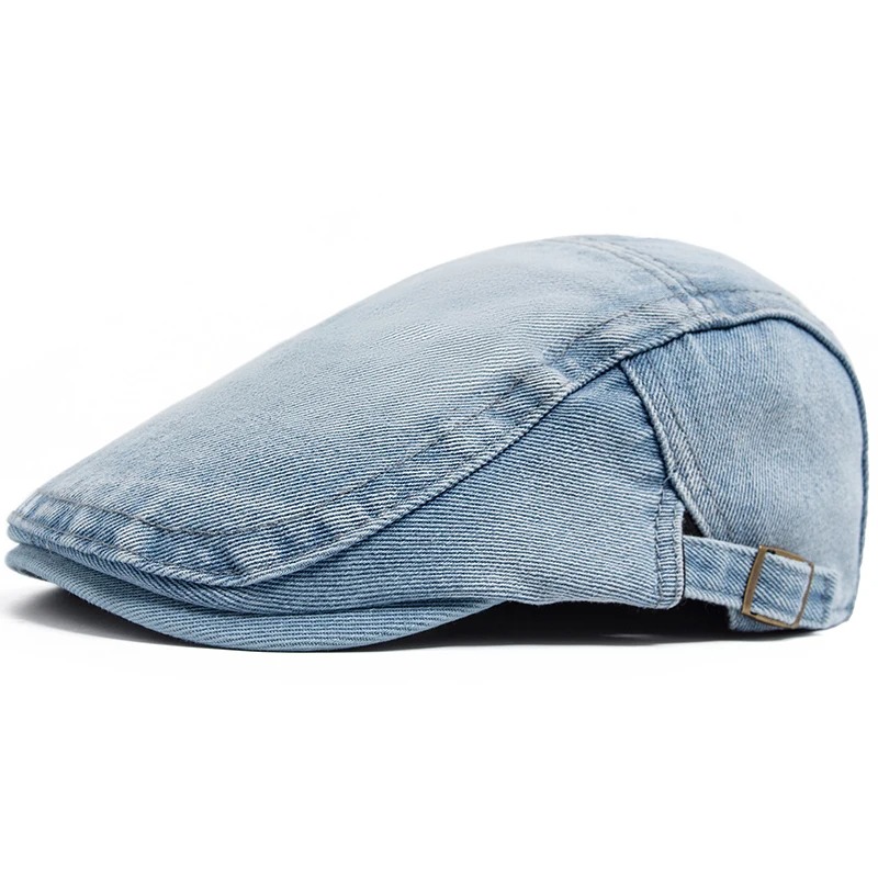 Verstellbare Denim-Baumwoll-Ba – Vintage Fashion Nz Bewertung und Preis