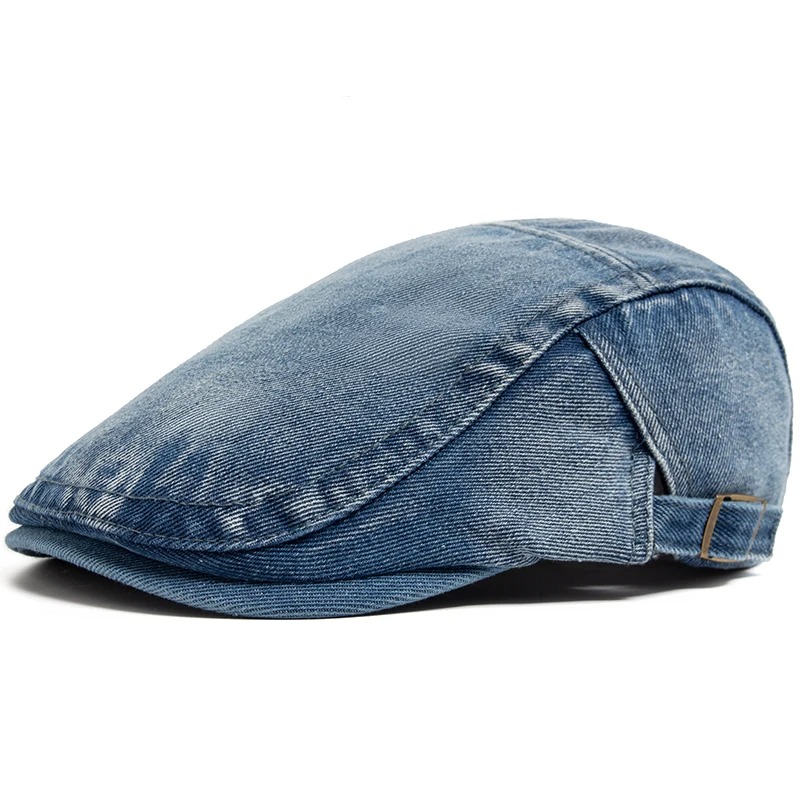 Verstellbare Denim-Baumwoll-Ba – Vintage Fashion Nz Bewertung und Preis