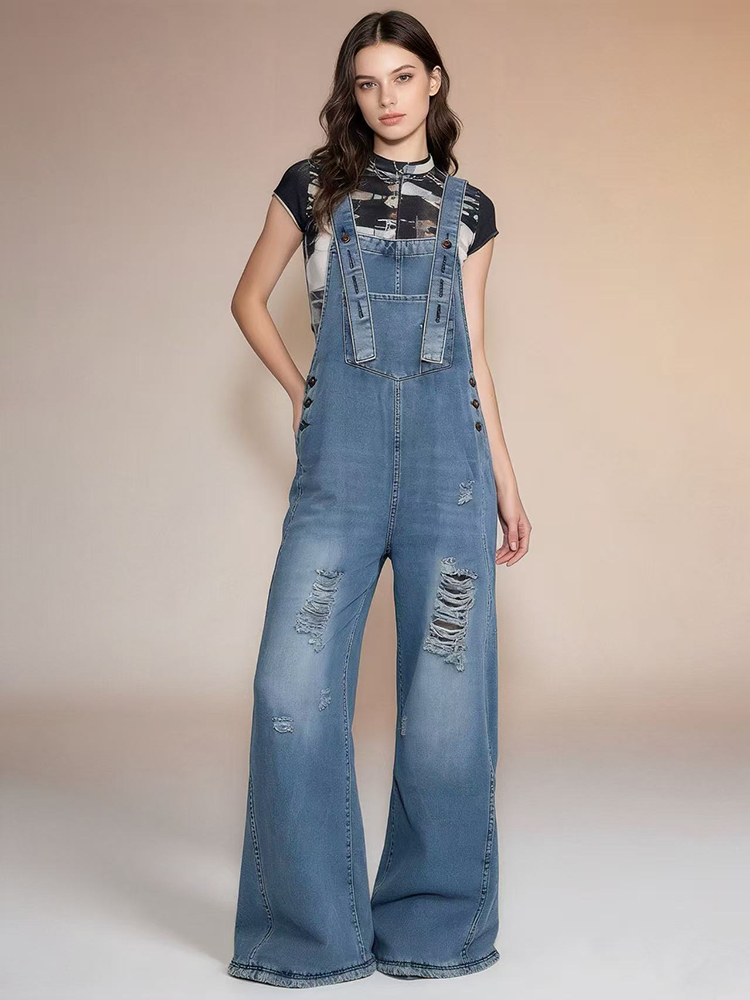 Modische Retro-Jeans-Latzhose  – Vintage Fashion Jeans Bewertung und Preis