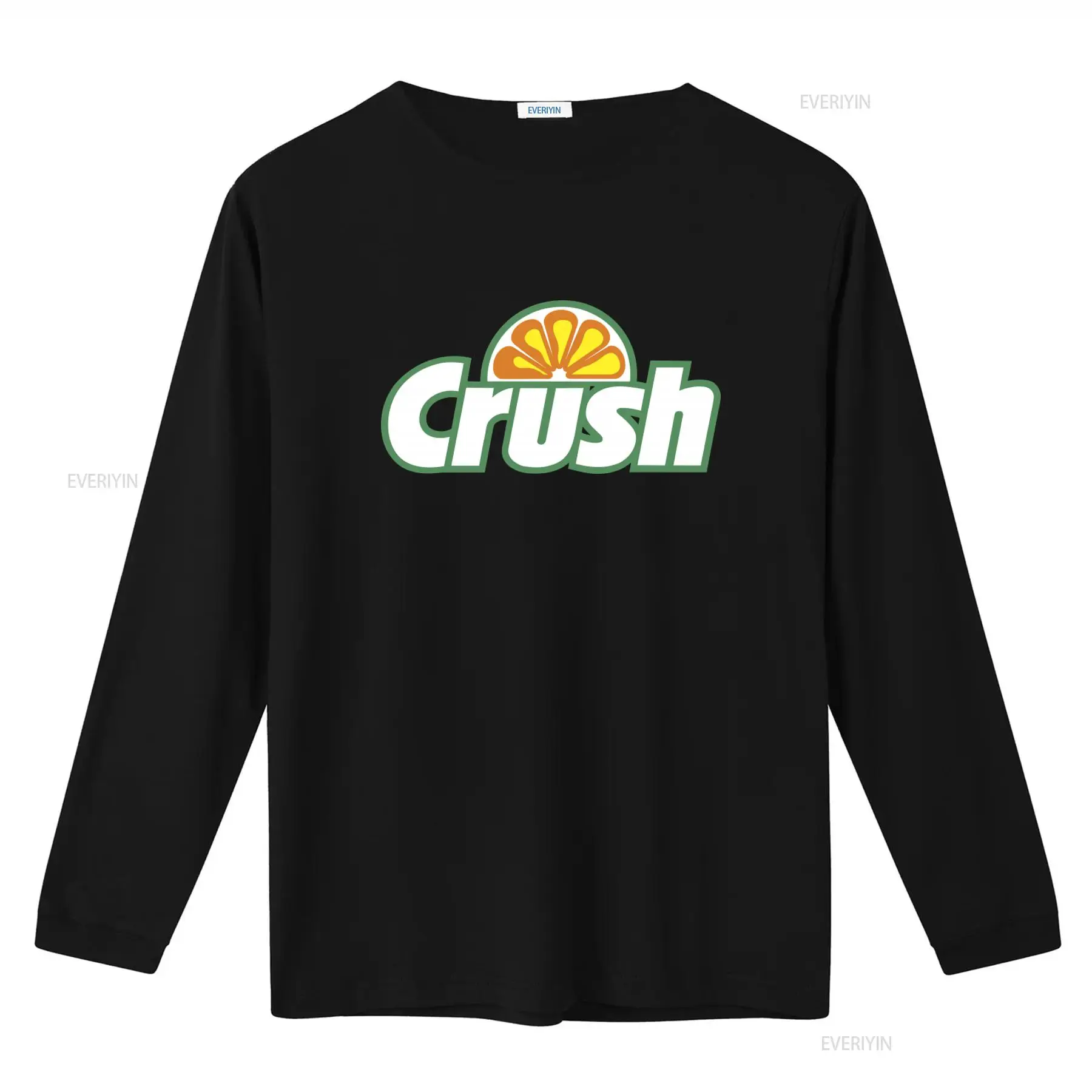T-Shirt mit Orange-Crush-Logo  – Vintage Fashion Logo Bewertung und Preis