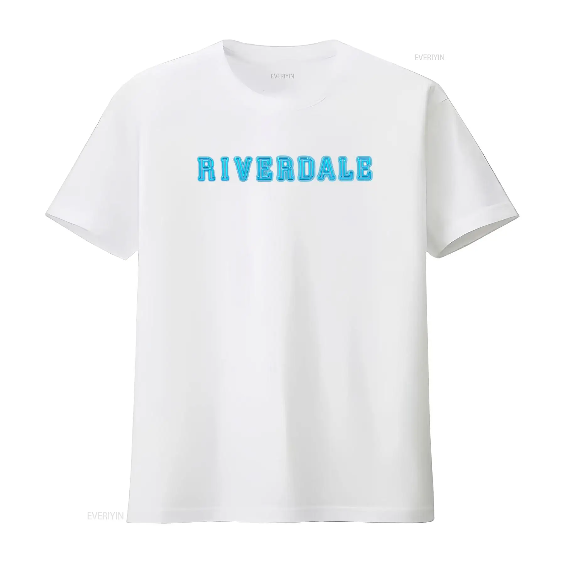 Riverdale Logo Neon Blue Print – Vintage Fashion Logo Bewertung und Preis