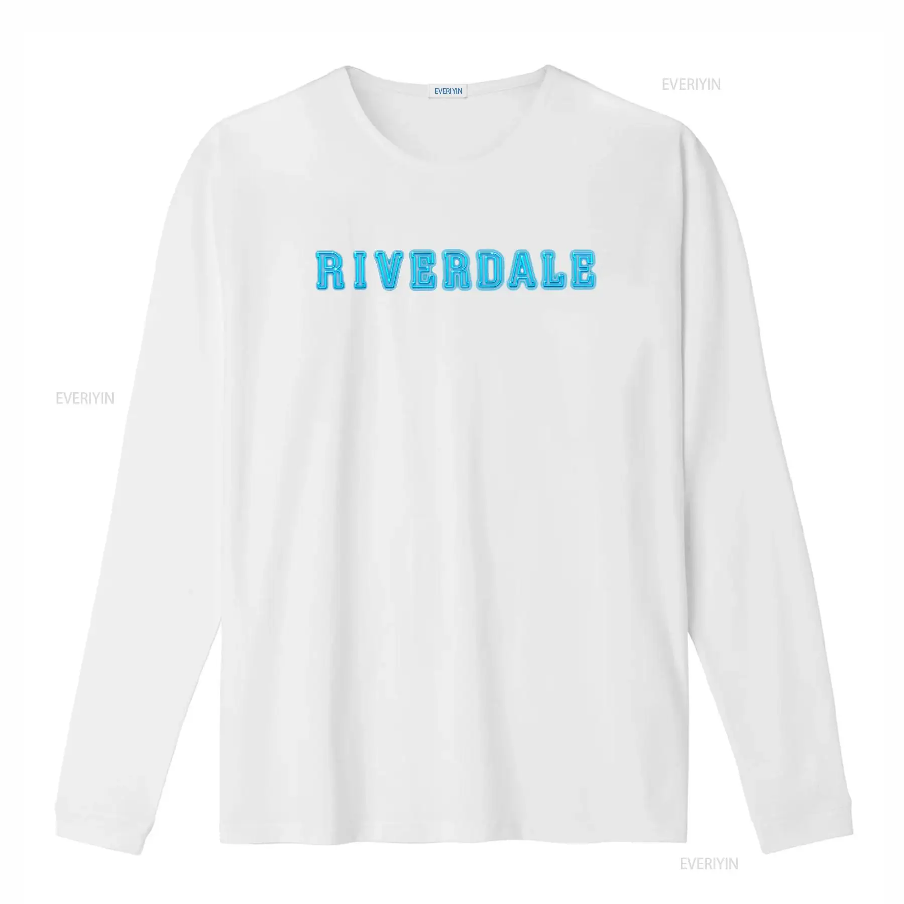 Riverdale Logo Neon Blue Print – Vintage Fashion Logo Bewertung und Preis