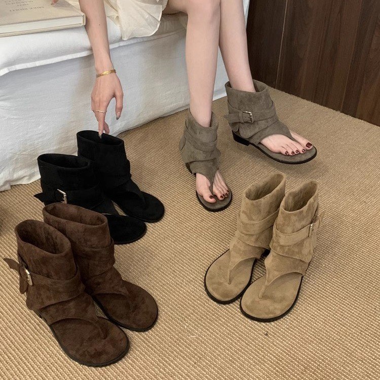 Frauen Peep Toe Stiefel Sommer – Vintage Fashion Luxury Bewertung und Preis