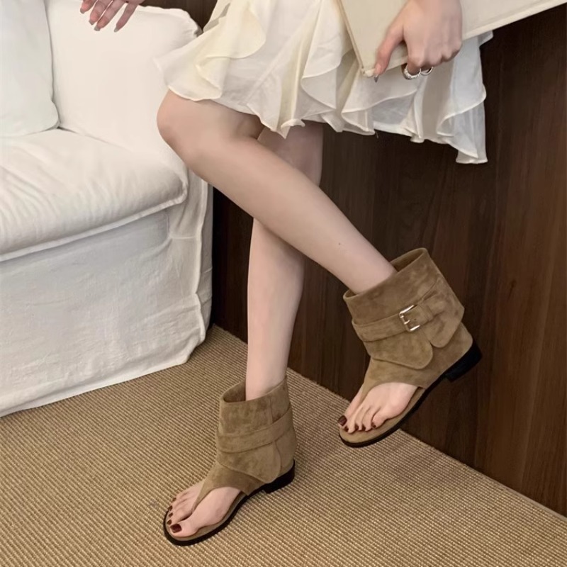 Frauen Peep Toe Stiefel Sommer – Vintage Fashion Luxury Bewertung und Preis