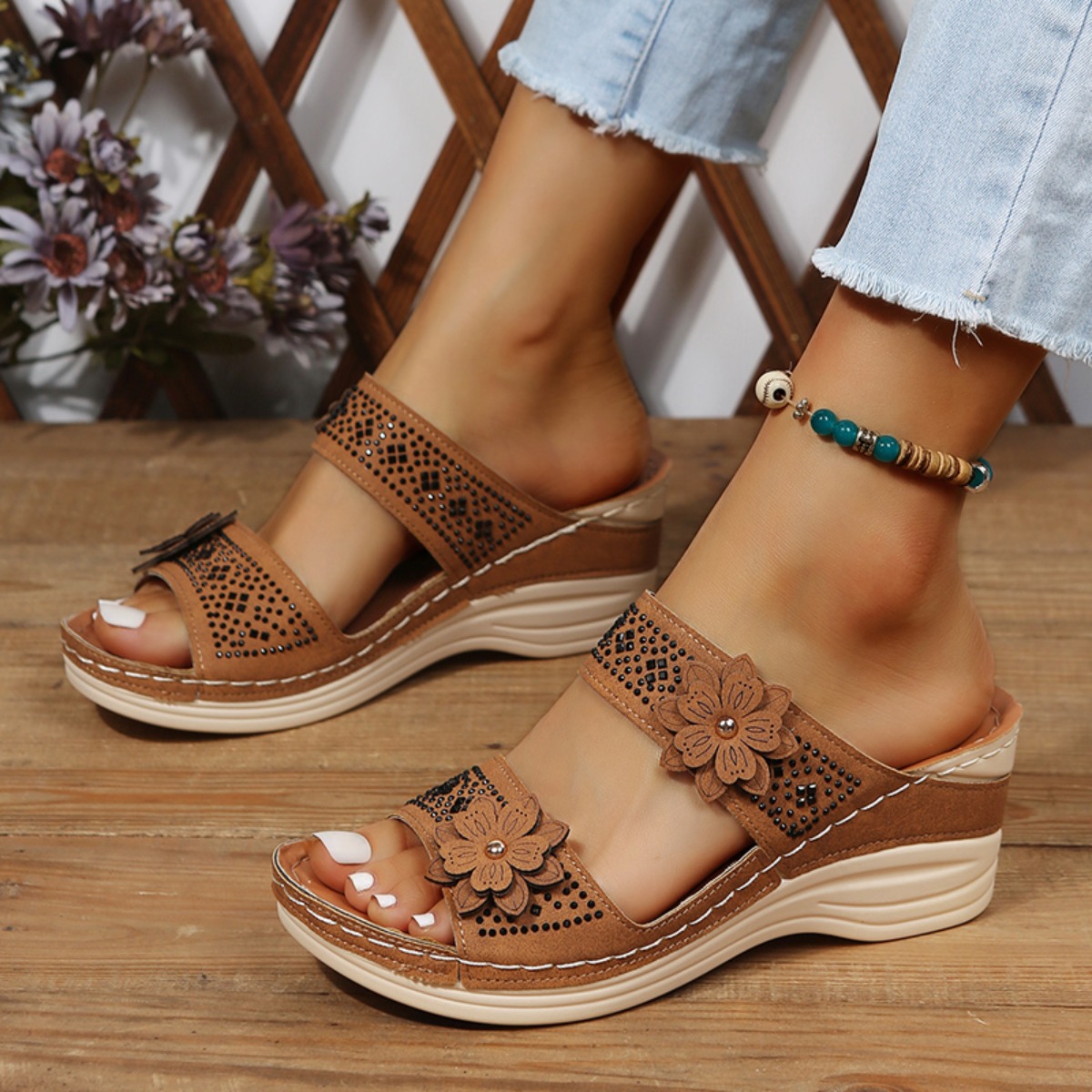 Neue Modische Sommer-Keilsanda – Vintage Fashion Female Bewertung und Preis