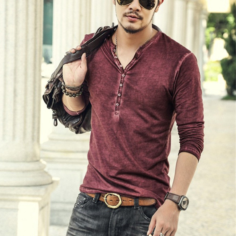 Vintage Distressed Herren V-Ne – Vintage Fashion Look Bewertung und Preis