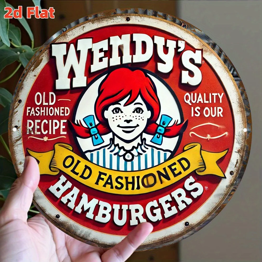 Blechschild - Vintage Wendy's  – Vintage Fashion Hamburg Bewertung und Preis