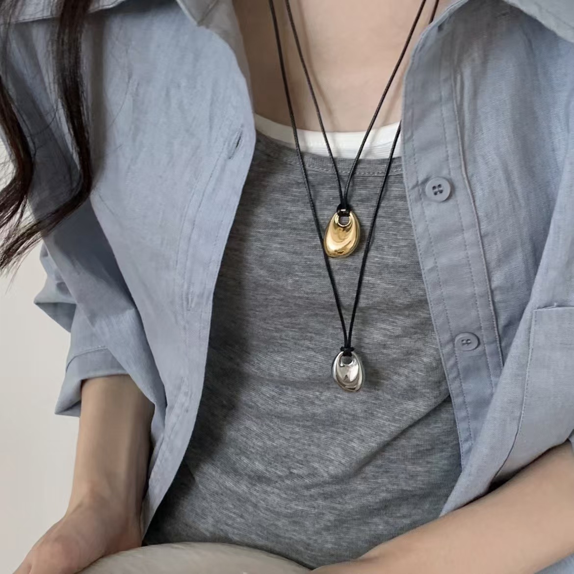 Koreanische schwarze Lederkett – Vintage Fashion Trends 2026 Bewertung und Preis