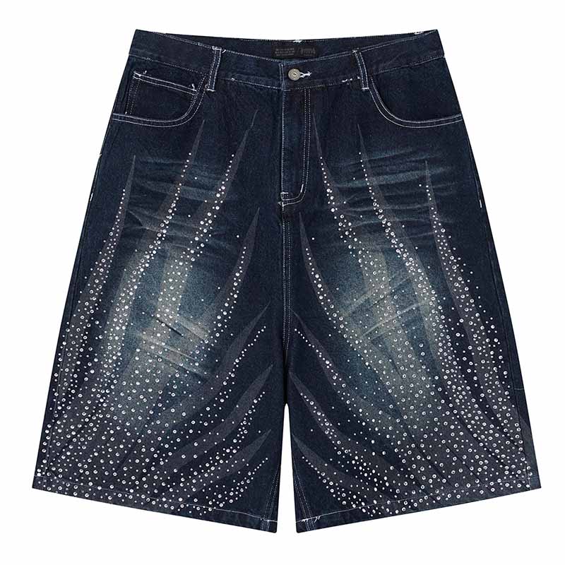 Vintage Hip-Hop-Jeans-Shorts i – Vintage Fashion Jeans Bewertung und Preis