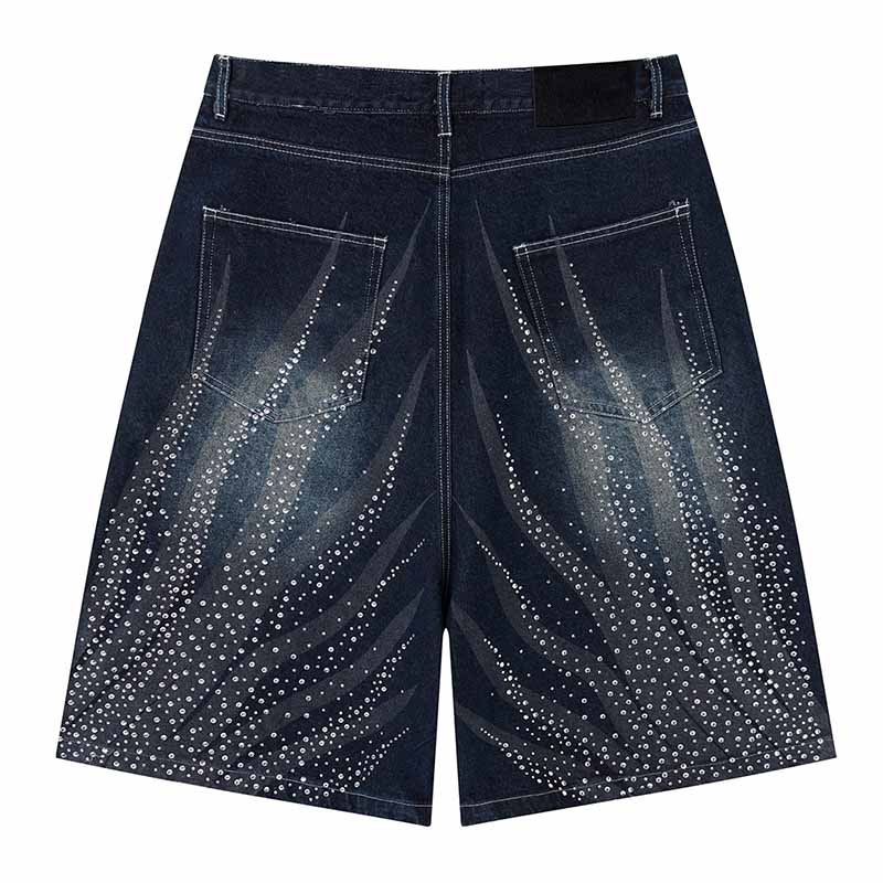 Vintage Hip-Hop-Jeans-Shorts i – Vintage Fashion Jeans Bewertung und Preis