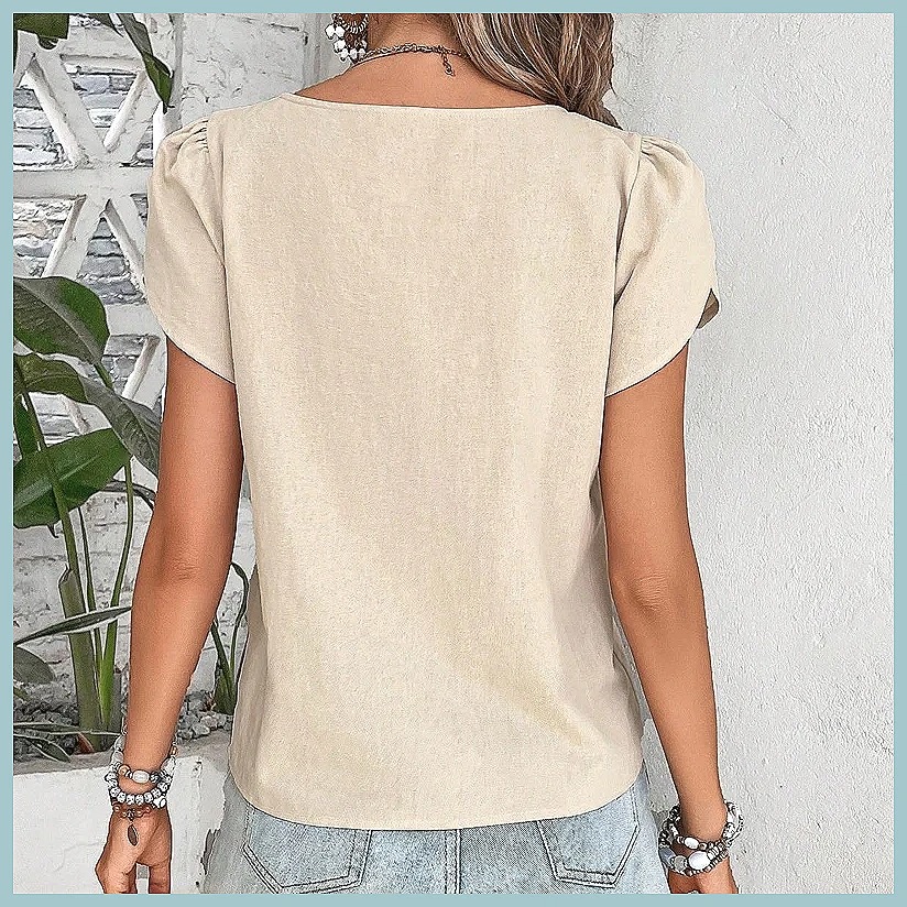 2024 Sommer Vintage Einfarbige – Usa Vintage Fashion Bewertung und Preis